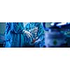 Knee surgery, Orthopedic Operation  - two surgeons performing a knee surgery on a patient (shallow DOF; color toned image)