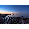 Rocky shore in the Baltic Sea