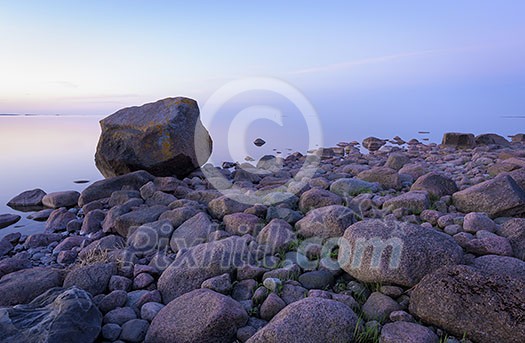 Rocky shore in the Baltic Sea Rocky shore in the Baltic Sea