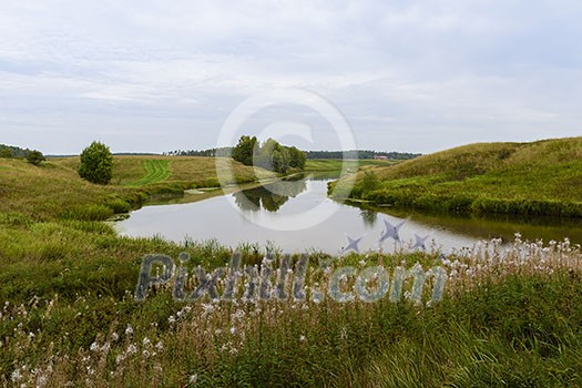 Countryside scenery in september