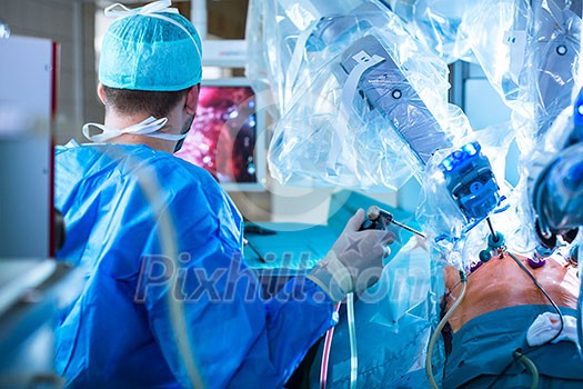 Unidentified patient undergoing a surgery (no faces, shallow DOF) Unidentified patient undergoing a surgery (no faces, shallow DOF)