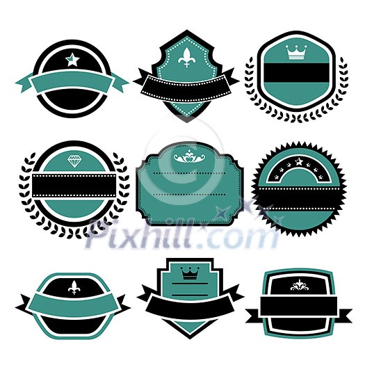 labels set of retro vintage badges labels set of retro vintage badges