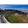 Alpine coaster in beautiful nature