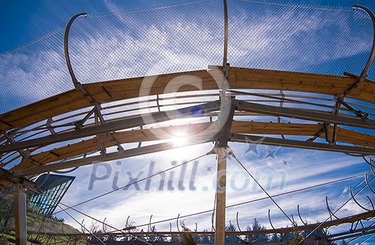 Alpine coaster in beautiful nature Alpine coaster in beautiful nature
