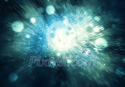 Color blurred background with dots and bokeh lights Color blurred background with dots and bokeh lights