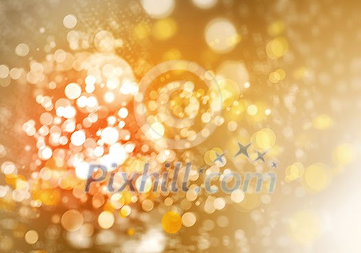 Color blurred background with dots and bokeh lights