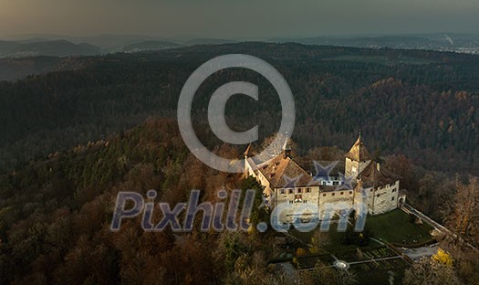 Kyburg castle located between Zurich and Winterthur, Switzerland