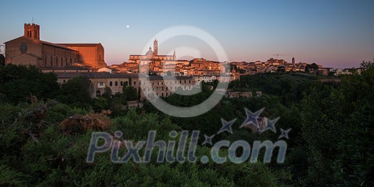 Siena at Sunset, Tuscany, Italy Siena at Sunset, Tuscany, Italy