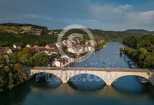 Eglisau - Splendid Swiss Swiss historicl town on the banks of the Rhine river Eglisau - Splendid Swiss Swiss historicl town on the banks of the Rhine river