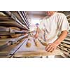 bakers preparing the dough for products In a traditional bakery