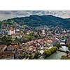 Aerial view of Thun, Switzerland