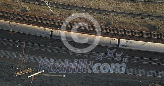 Long train passing by rail. 4K video, 240fps, 2160p. Long train passing by rail. 4K video, 240fps, 2160p.