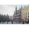 Brussels, Belgium- 17 January, 2014 : The Grand Place in Brussels of Belgium
