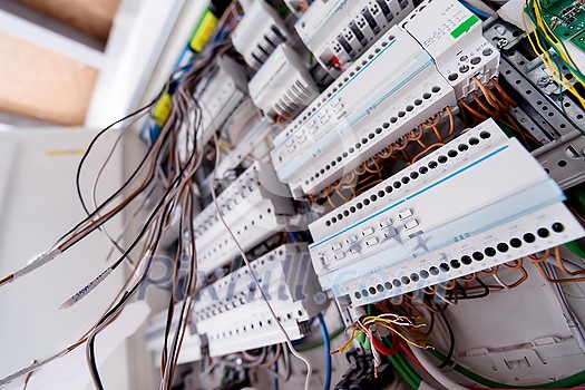 new automated system of electric power supply and distribution. Electric boxes with high-voltage equipment. The scheme for supplying electric power through the main and reserve channels new automated system of electric power supply and distribution. Electric boxes with high-voltage equipment. The scheme for supplying electric power through the main and reserve channels
