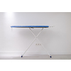 ironing board in front of white wall