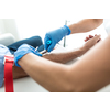 Senior man having a blood test done by a nurse