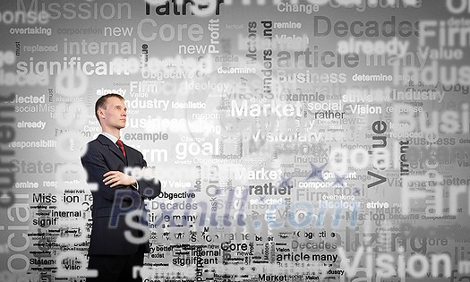 Confident businessman with his arms crossed on chest Confident businessman with his arms crossed on chest