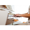 Playing Piano (shallow DOF; color toned image)