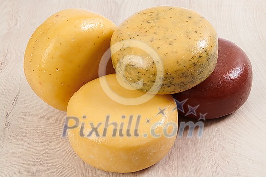 Organic produced Cheese assortment produced on local farm isolated on white background packaging template mockup Organic produced Cheese assortment produced on local farm isolated on white background packaging template mockup