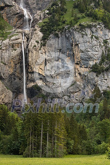 Kandersteg - amazing vacation destination in the Swiss Alps, Switzerland