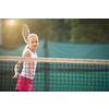 Portrait of a young, female tennis player