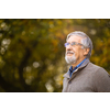 Portrait of a senior man outdoors, optimism, good health, happyness radiates of the man's face, expression