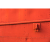 Grungy red texture, old surface of metal boat, abstract background.