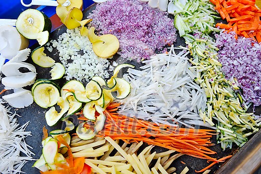 fresh healthy organic food mixed vegetables slice on black background fresh healthy organic food mixed vegetables slice on black background