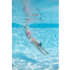 Young woman in a swimming pool enjoying days of summer