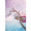 Young woman in a swimming pool enjoying days of summer