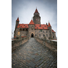 Medieval majestic and romantic gothic castle Bouzov, Czech republic