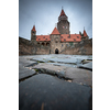 Medieval majestic and romantic gothic castle Bouzov, Czech republic