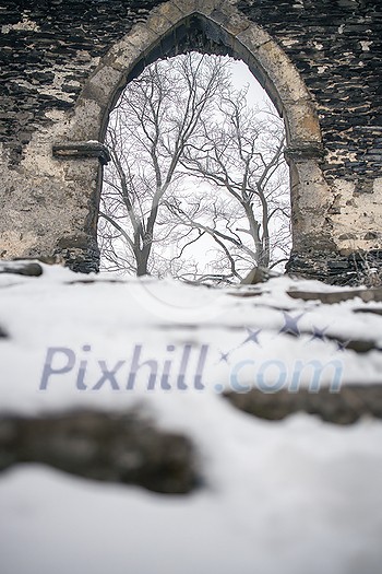 Splendid and mysterious medival castle - Tourist destination, historic tourism landmark concept Splendid and mysterious medival castle - Tourist destination, historic tourism landmark concept
