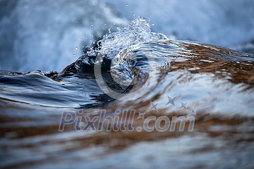 Water concept - river water flowing with light reflecting of its surface Water concept - river water flowing with light reflecting of its surface