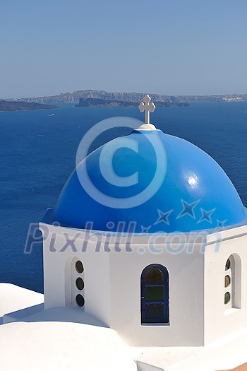 summer vacation on beautiful vulcanic island santorini at greece summer vacation on beautiful vulcanic island santorini at greece