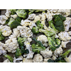 Broccoli and cauliflower cut and ready for cooking, baking, steaming. Healhty lunch or diiner.