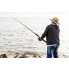 Picture of fisherman fishing with rods