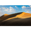 Sam Sand dunes of Thar Desert under beautiful sky on sunset. Rajasthan, India