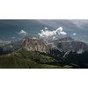 Sasso Lungo and Sasso Piatto - Dolomiti - Val di Fassa Trentino - Italy