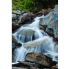 Cascade of Bhagsu waterfall in Bhagsu, Himachal Pradesh, India