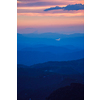 Indian sunset in South India Niligiri mountains in Western Ghats. Pothamedu viewpoint, Munnar, Kerala, India