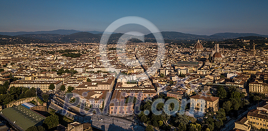 Beautiful Florence sunset city skyline with Florence Duomo Panorama of Florence, Italy Beautiful Florence sunset city skyline with Florence Duomo Panorama of Florence, Italy