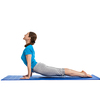 Yoga - young beautiful woman yoga instructor doing  Upward Facing Dog Pose (Back Bend) (Urdhva Mukha Svanasana) asana exercise isolated on white background
