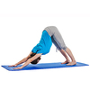 Yoga - young beautiful woman yoga instructor doing Downward Facing Dog (adho mukha svanasana) asana exercise isolated on white background