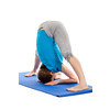 Yoga - young beautiful slender woman yoga instructor doing Wide Legged standing Forward Bend A (Prasarita Padottanasana A) asana exercise isolated on white background