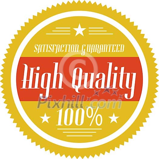 Isolated high quality label