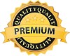 Isolated premium quality label