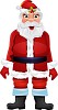 Isolated vector Santa Claus