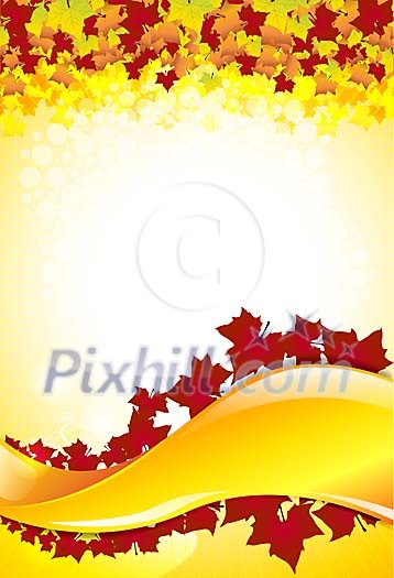 Autumn vector background Autumn vector background