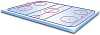 Vector image of a ice hockey field